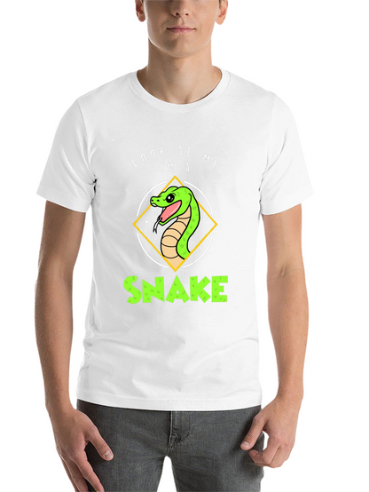Look At Me Im A Snake Black T-Shirt