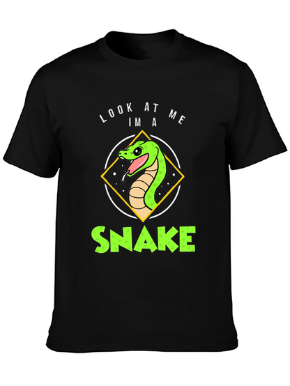 Look At Me Im A Snake Black T-Shirt