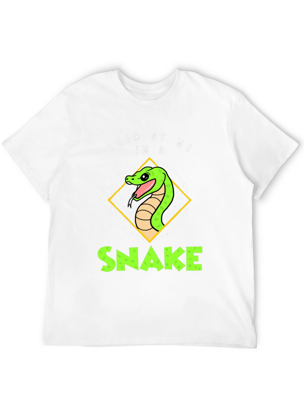 Look At Me Im A Snake Black T-Shirt