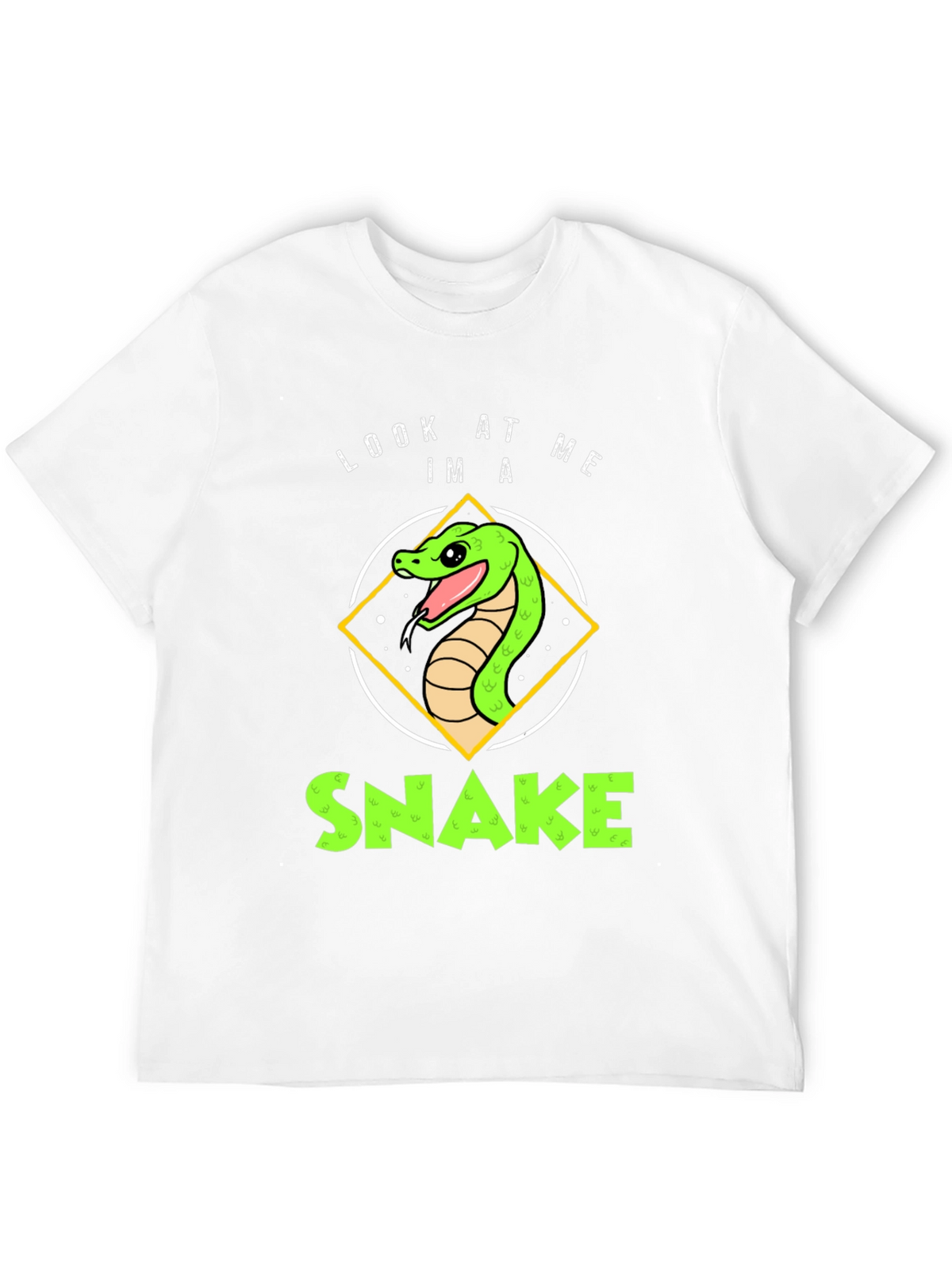 Look At Me Im A Snake Black T-Shirt