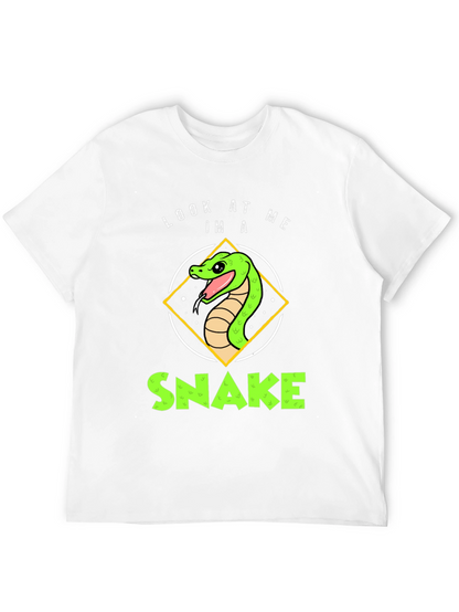 Look At Me Im A Snake Black T-Shirt