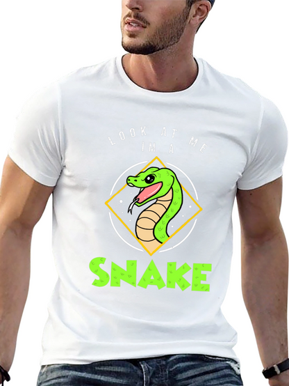 Look At Me Im A Snake Black T-Shirt