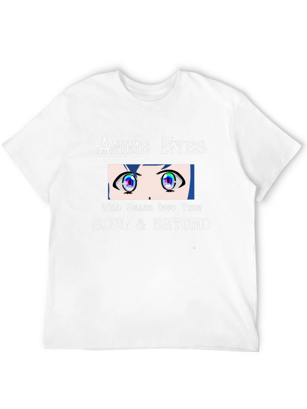 Anime Eyes Stare T-Shirt - Unique Graphic Tee