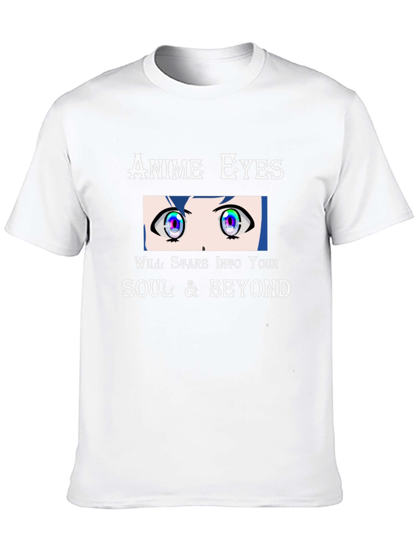 Anime Eyes Stare T-Shirt - Unique Graphic Tee