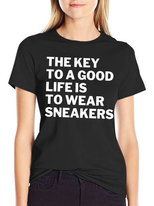 Sneaker Lover Tee: The Key to a Good Life T-Shirt