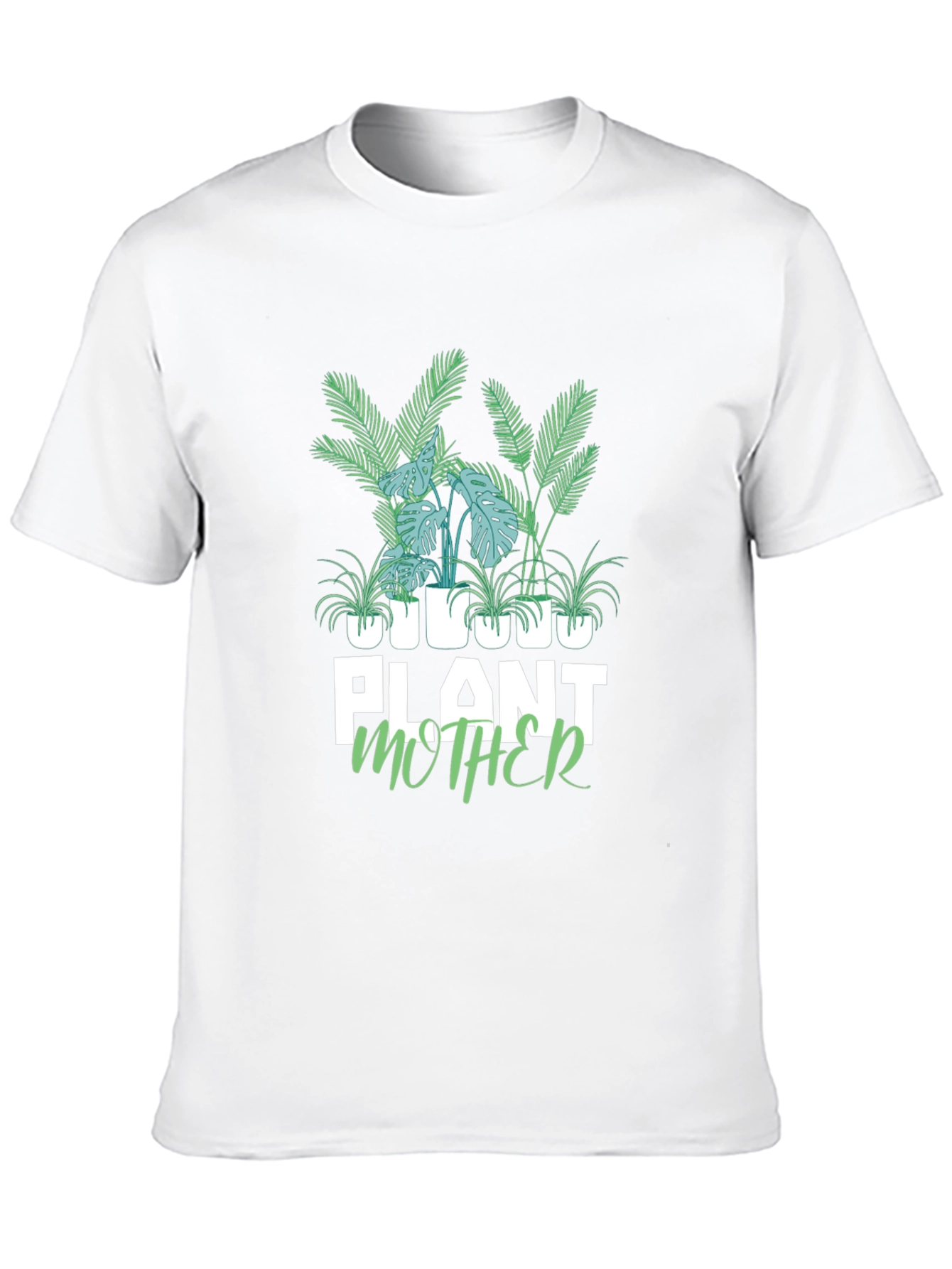 Plant Mother Graphic Tee - Black Cotton T-Shirt