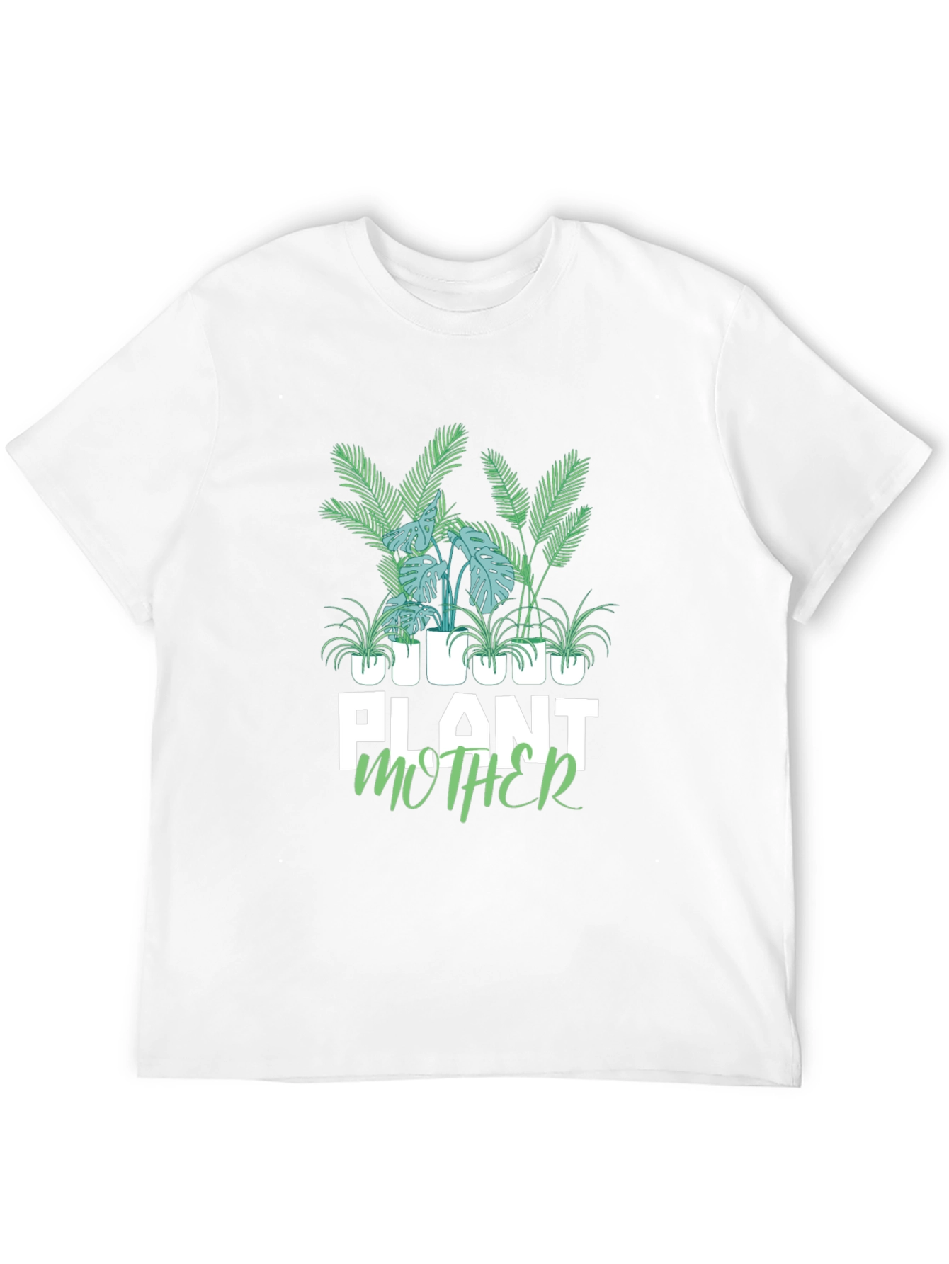 Plant Mother Graphic Tee - Black Cotton T-Shirt