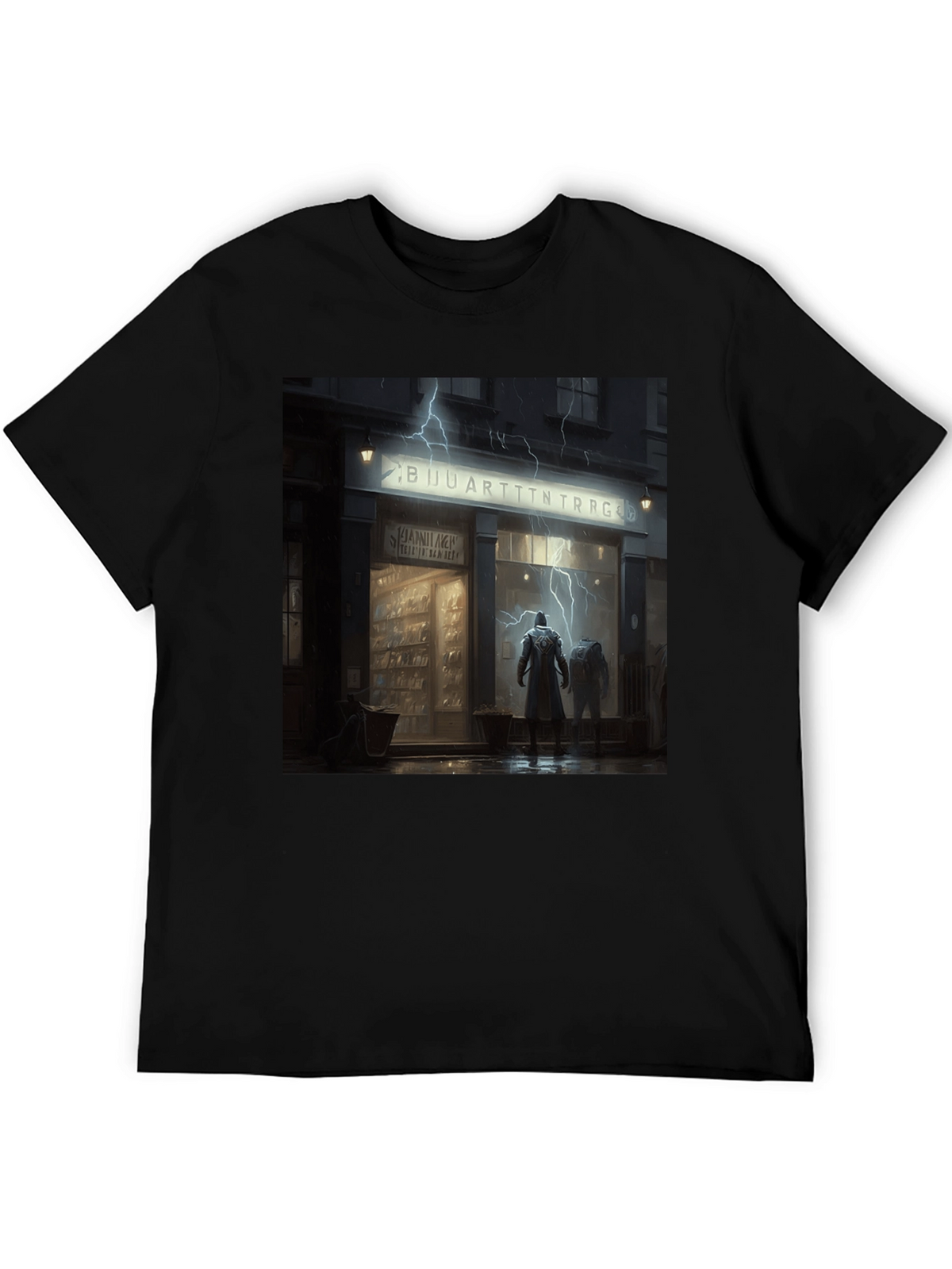 Urban Lightning Tee - Dark City Design