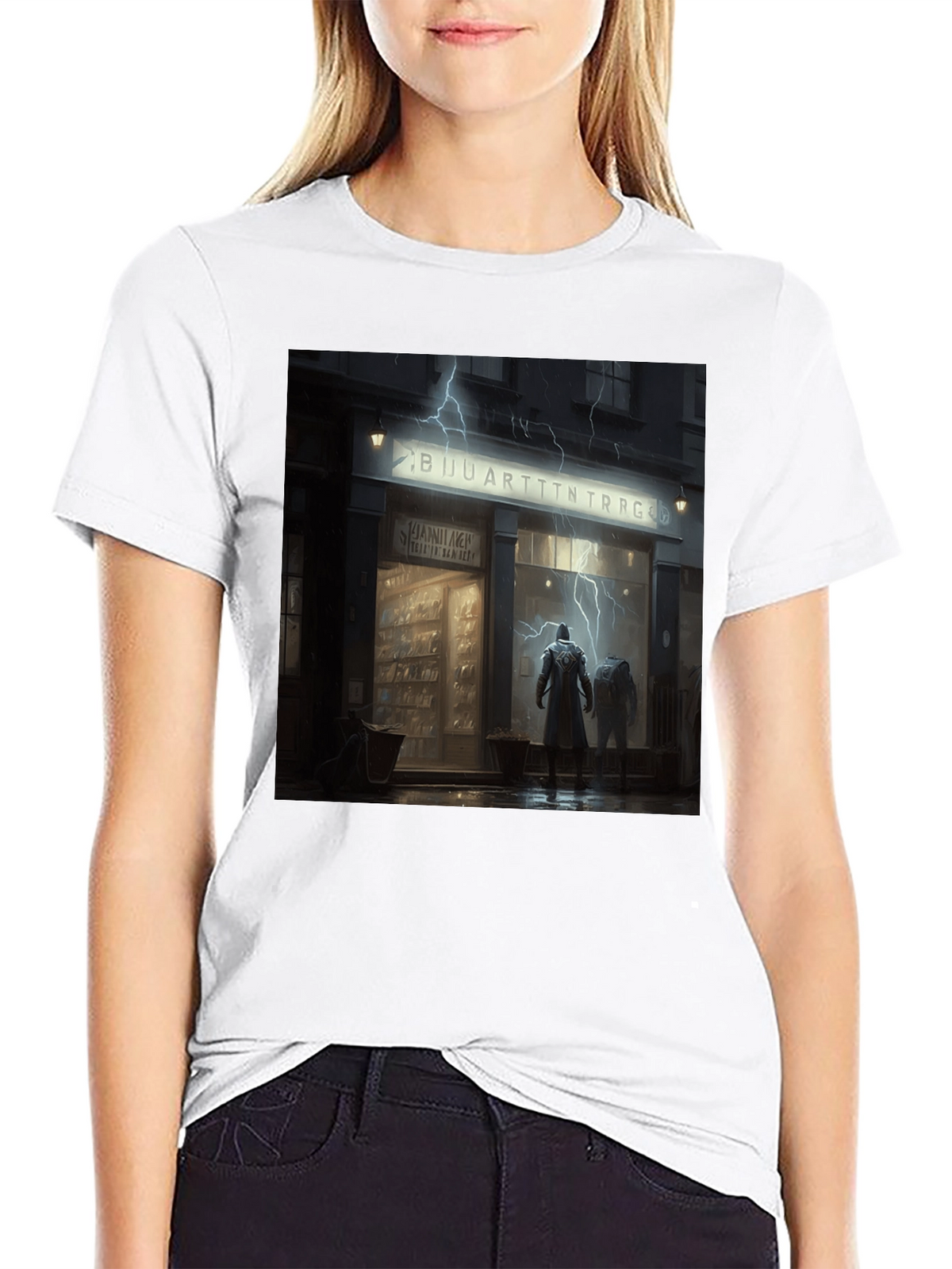 Urban Lightning Tee - Dark City Design