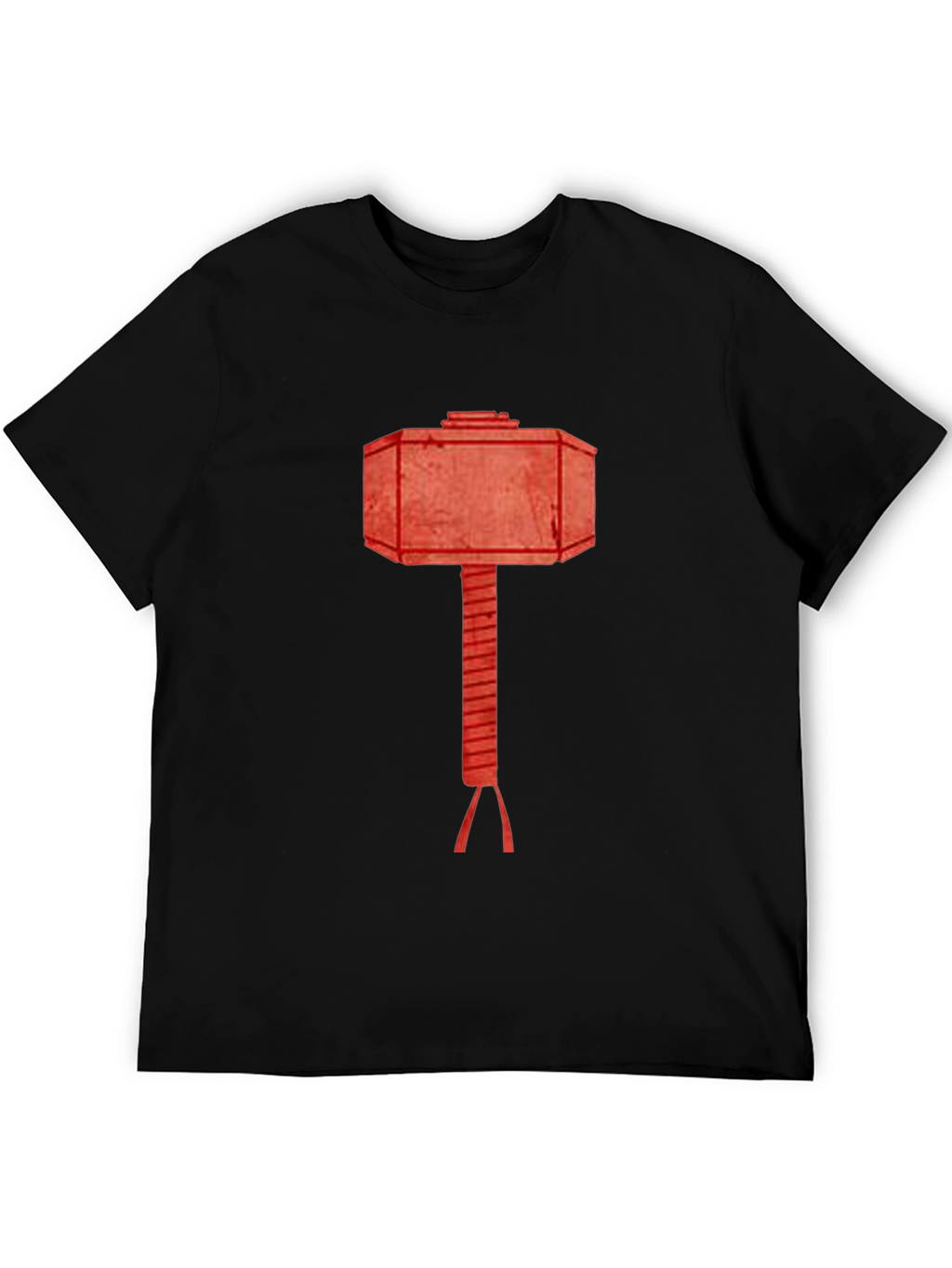 Hammer Graphic Tee - Black Cotton T-Shirt