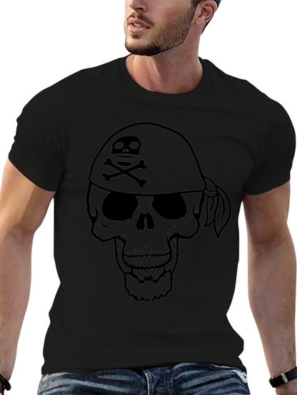 Skull & Crossbones Bandana T-Shirt - Pirate Style