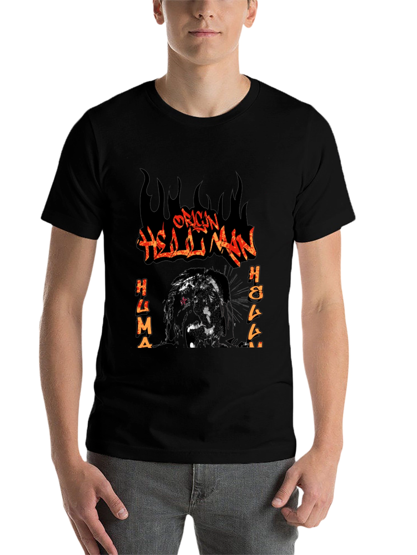 Origin Hellman T-Shirt - Black Graphic Tee
