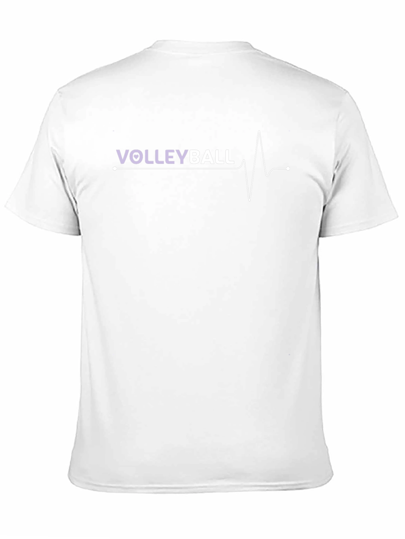 Volleyball Heartbeat Graphic T-Shirt - Sporty & Stylish