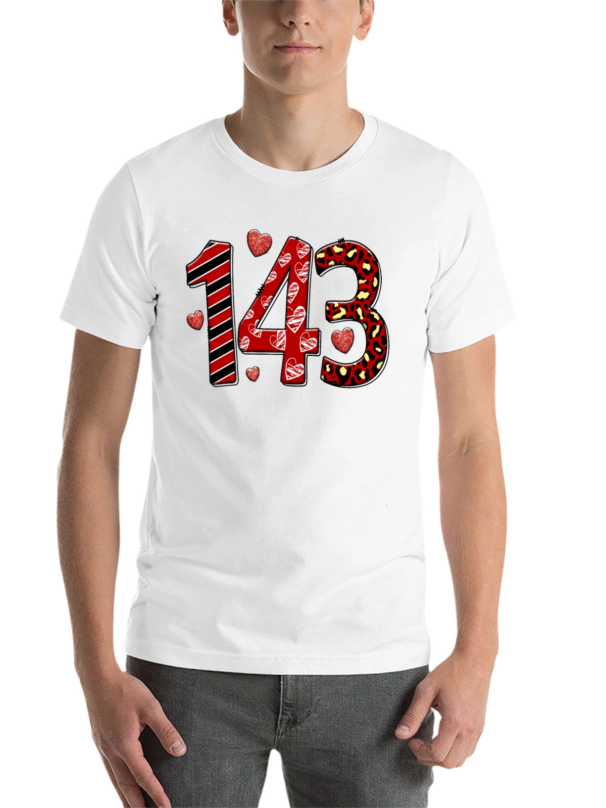 Valentines Day 143 Graphic T-Shirt