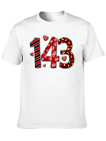 Valentines Day 143 Graphic T-Shirt