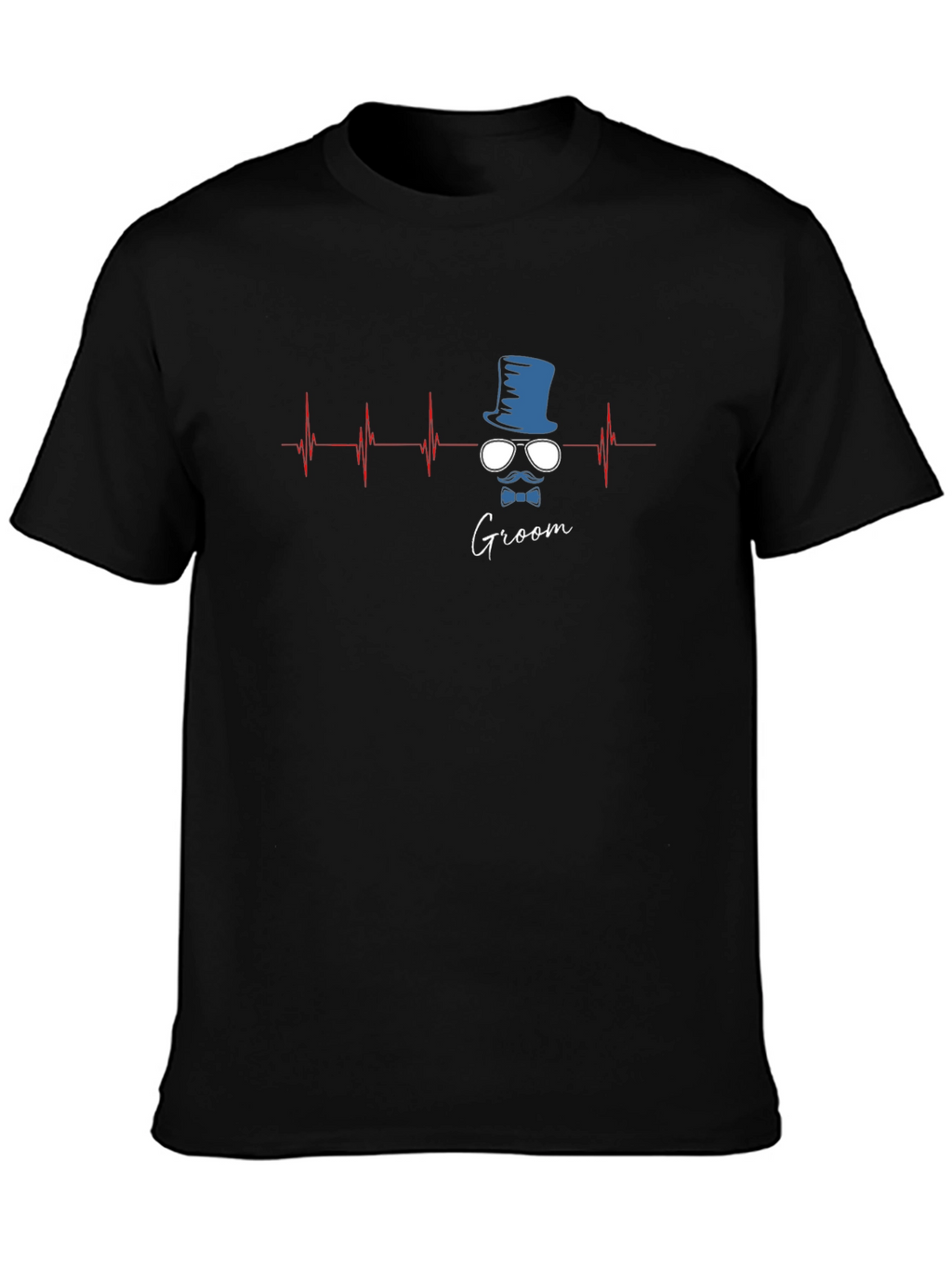 Groom Heartbeat Graphic T-Shirt
