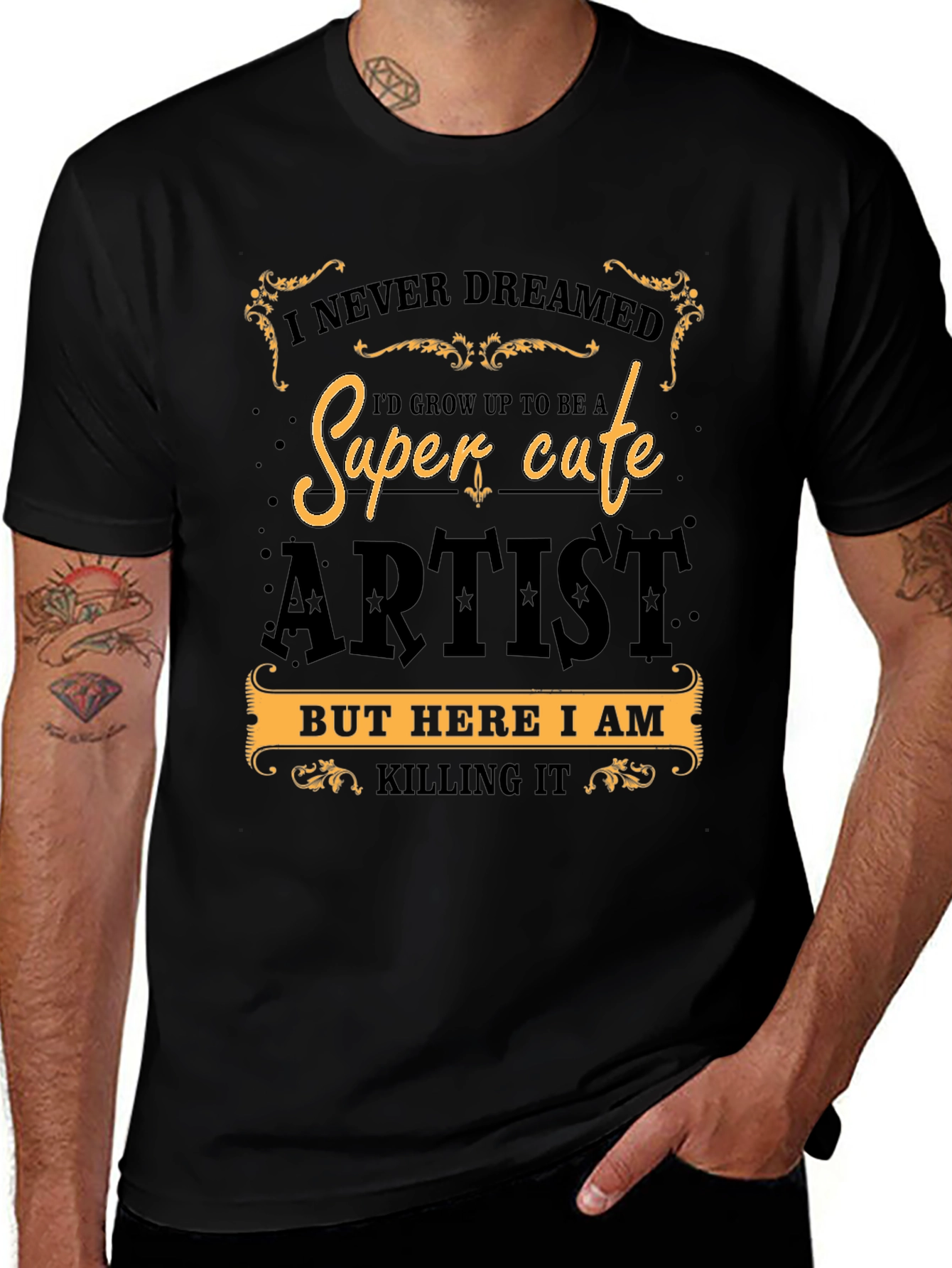 Super Cute Artist Graphic T-Shirt