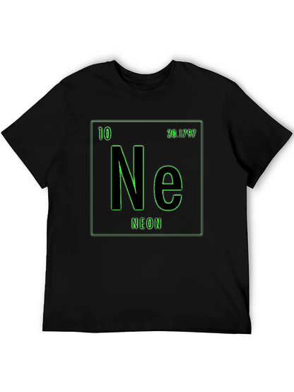 Neon Element Graphic Print T-Shirt
