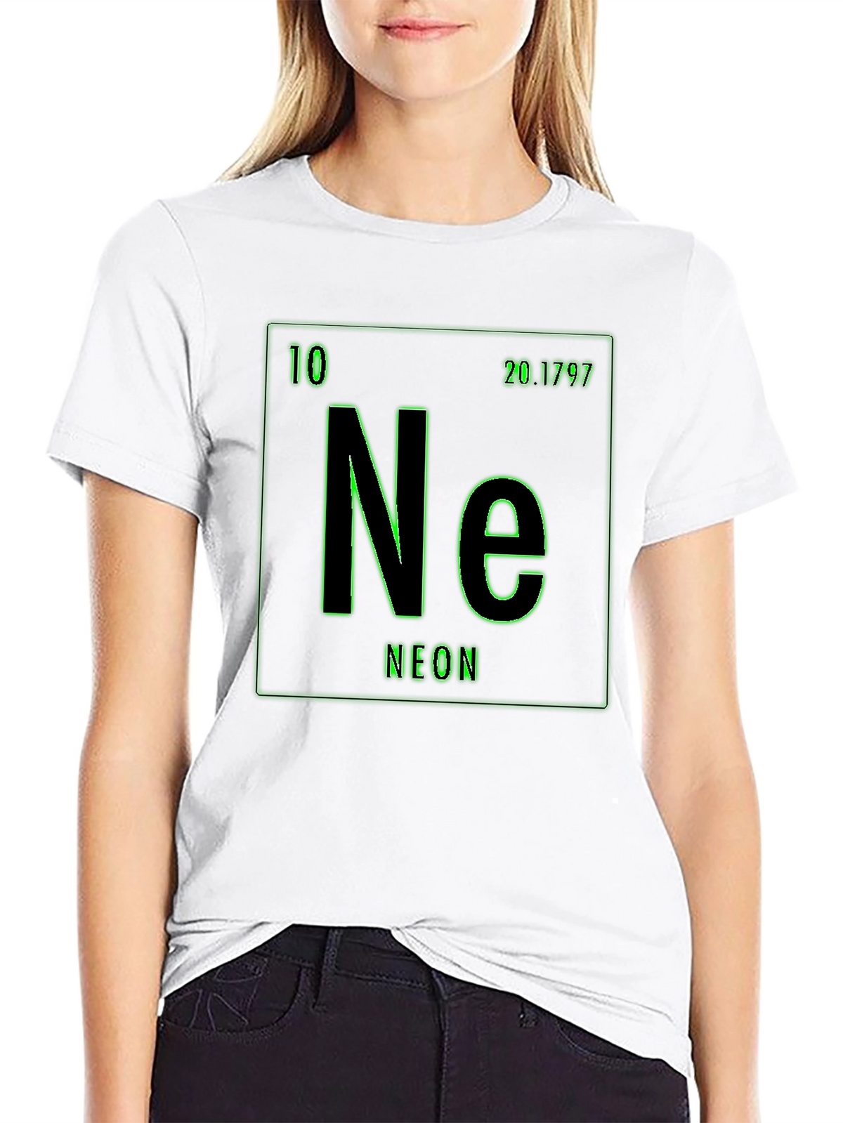 Neon Element Graphic Print T-Shirt
