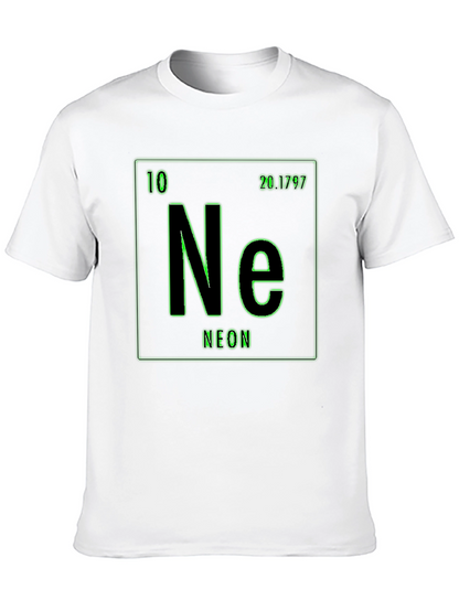 Neon Element Graphic Print T-Shirt