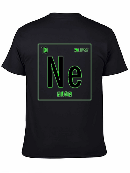Neon Element Graphic Print T-Shirt
