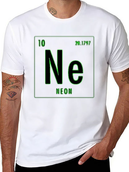 Neon Element Graphic Print T-Shirt