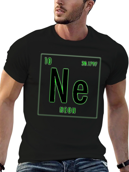 Neon Element Graphic Print T-Shirt