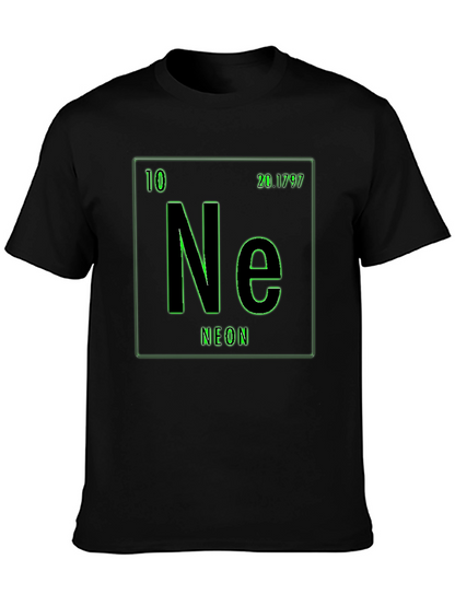 Neon Element Graphic Print T-Shirt