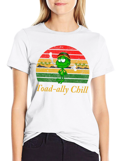Toad-ally Chill T-Shirt - Funny Graphic Tee