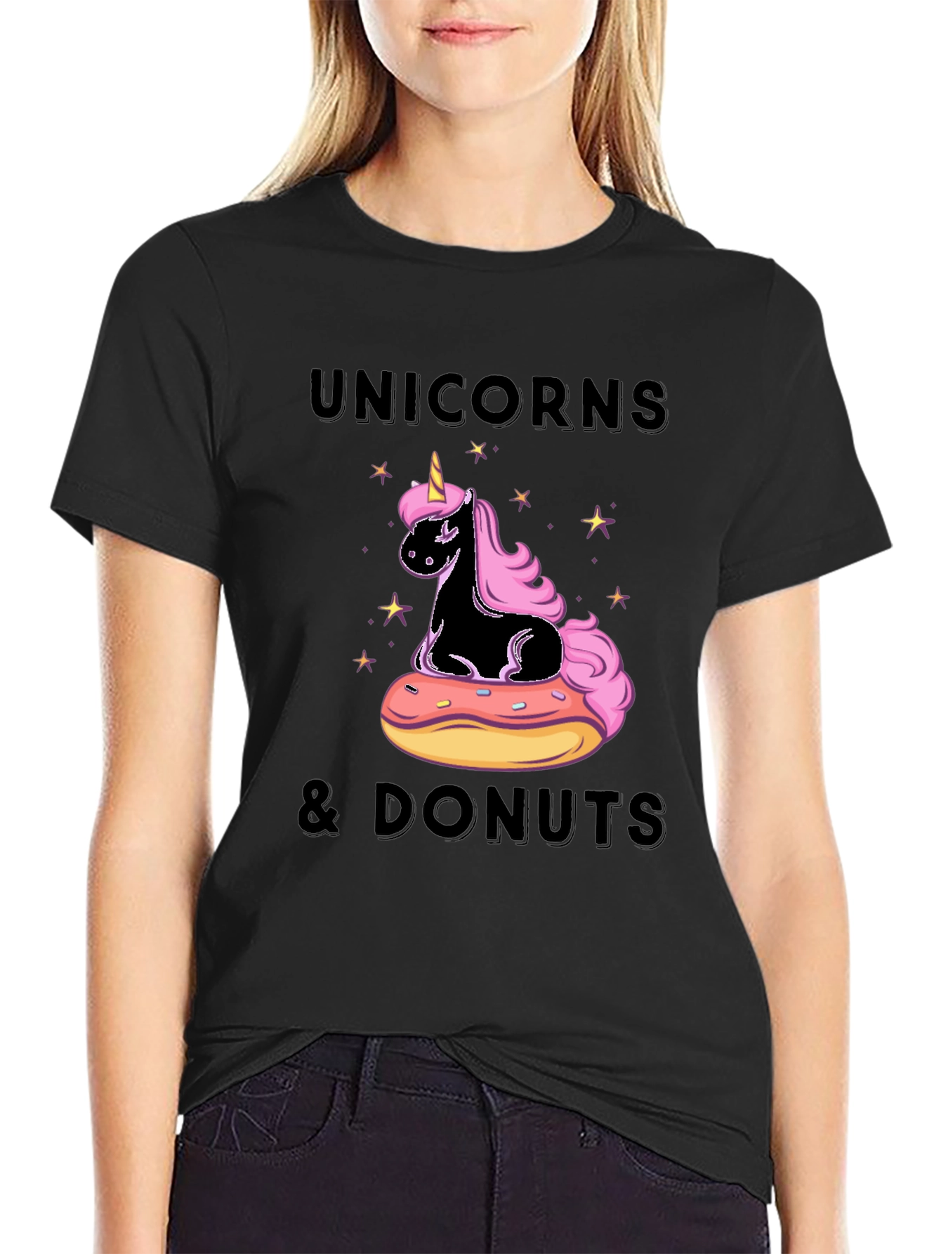 Unicorns & Donuts Graphic T-Shirt