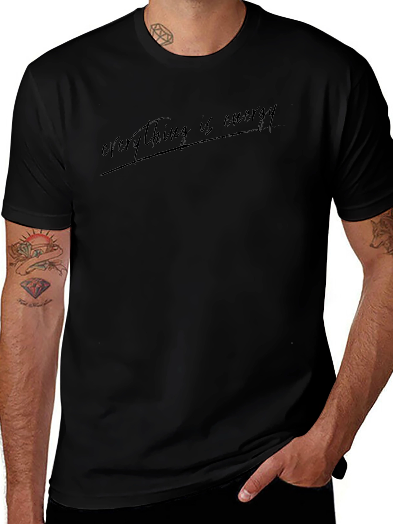 Everything is Energy Black T-Shirt