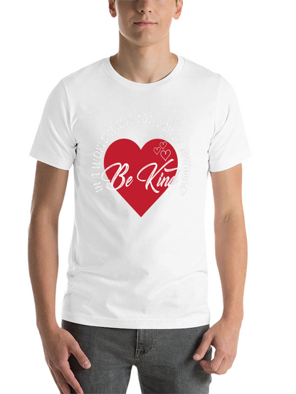 Be Kind Heart Graphic Tee - Black