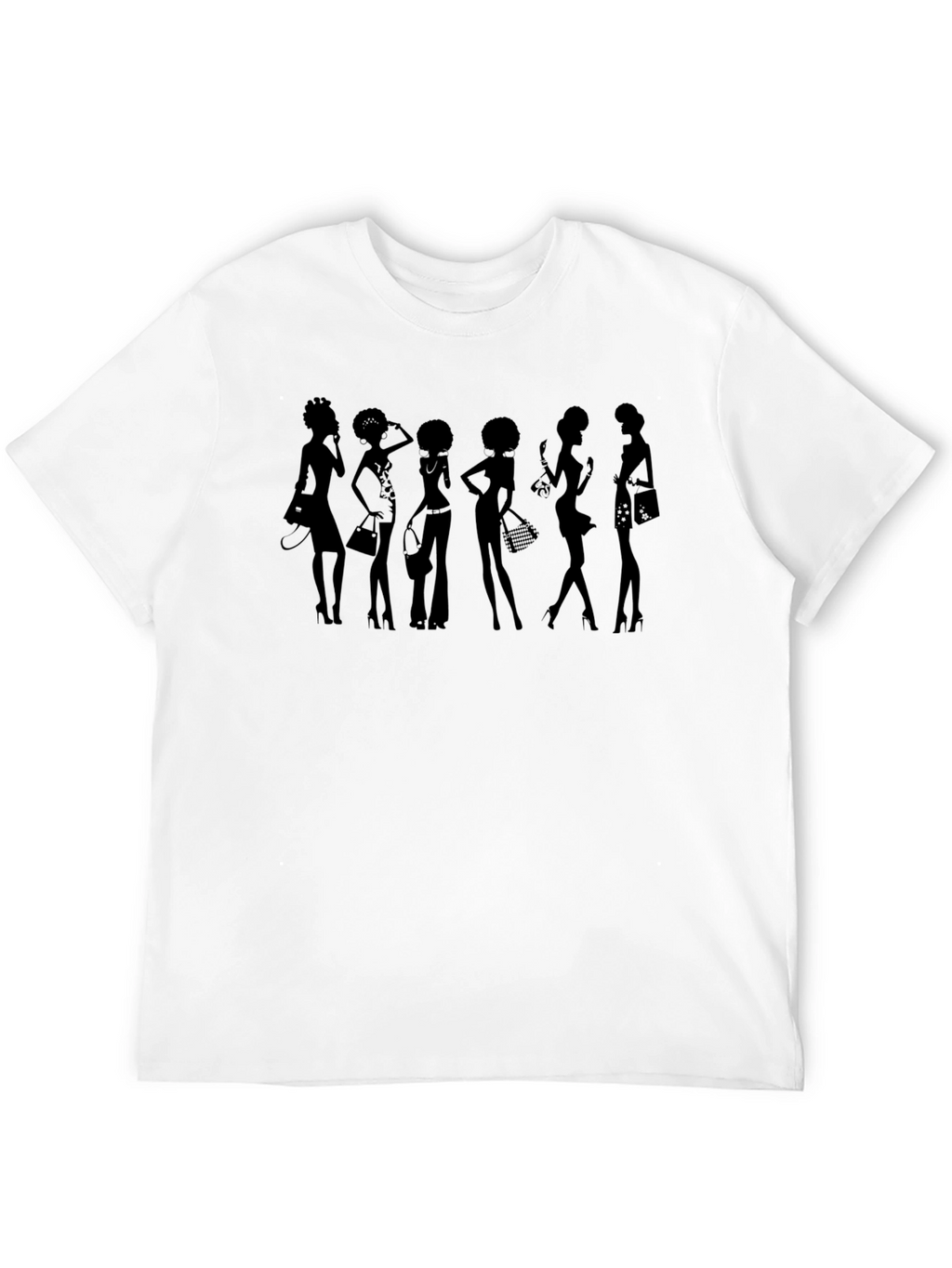 Silhouette Fashionista Black T-Shirt