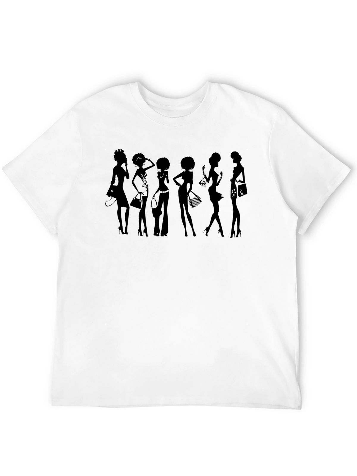 Silhouette Fashionista Black T-Shirt