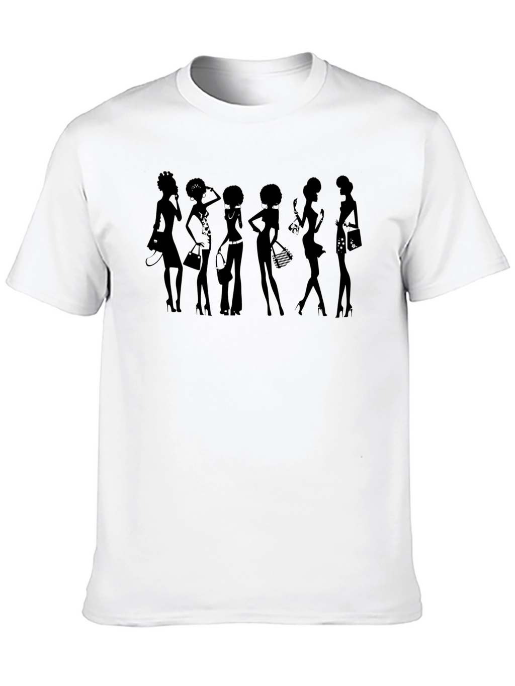 Silhouette Fashionista Black T-Shirt