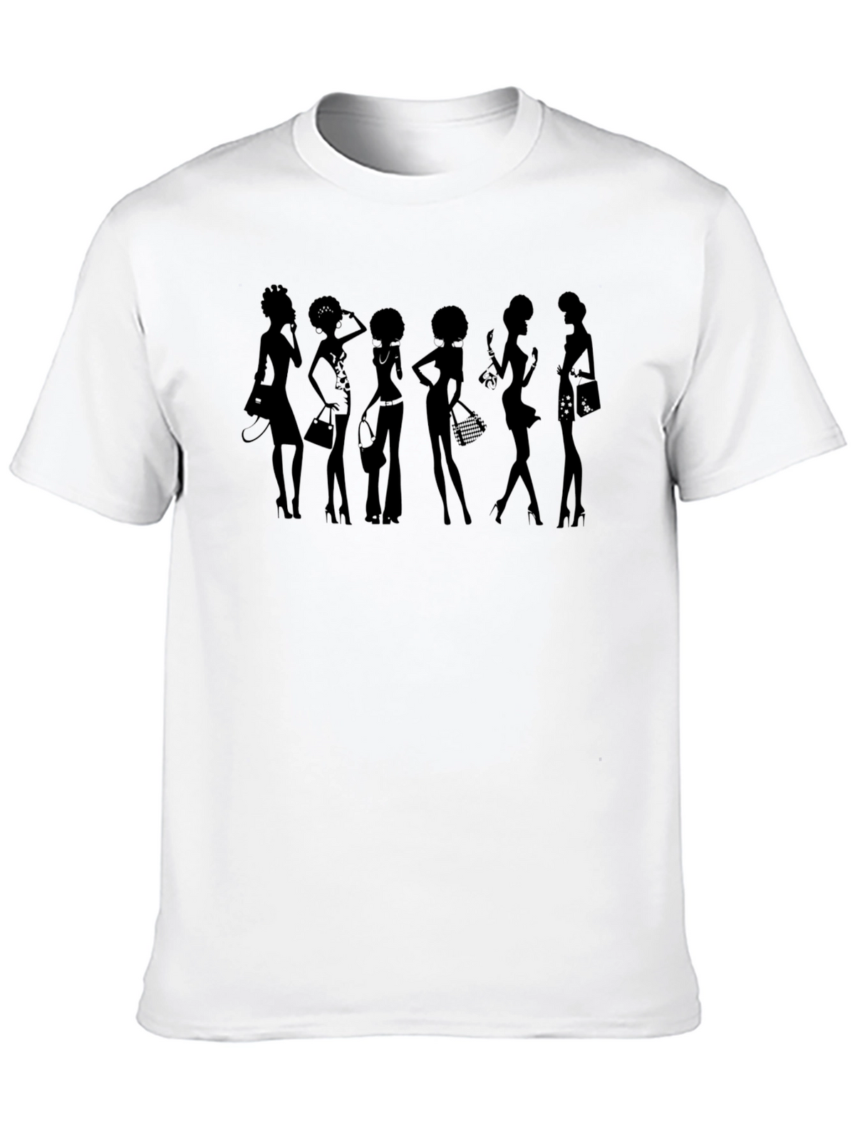 Silhouette Fashionista Black T-Shirt