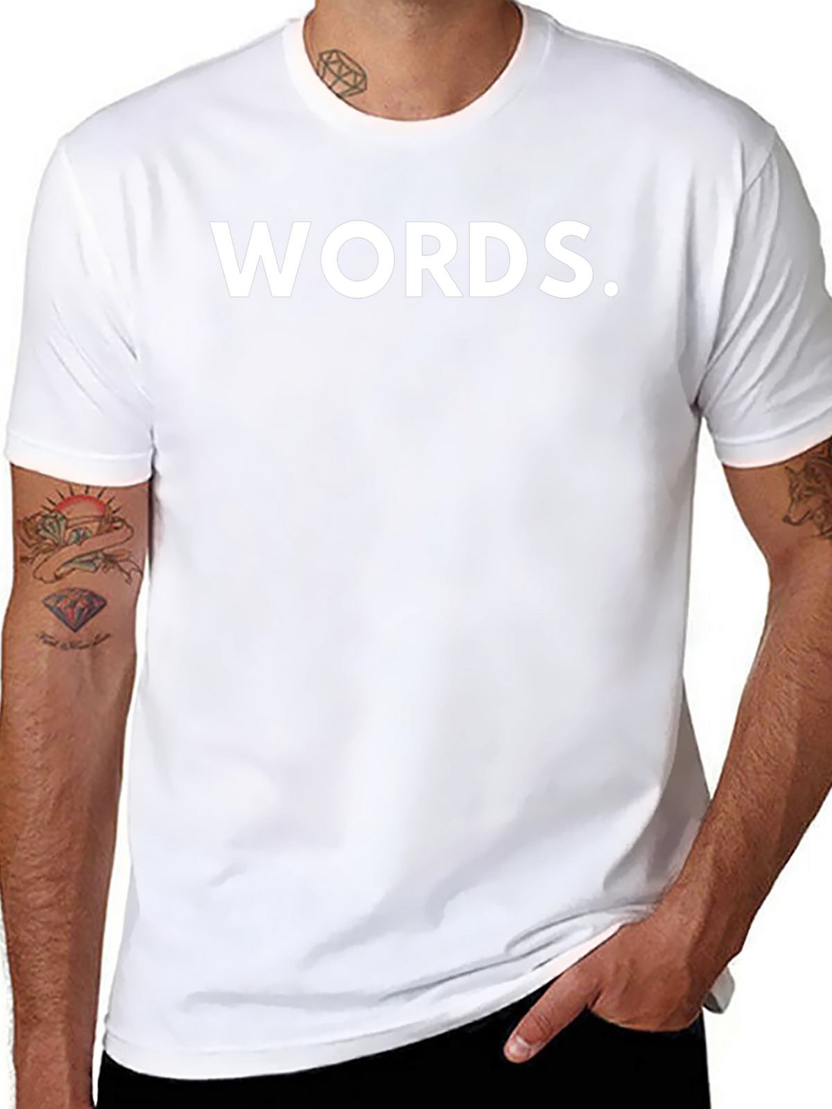 WORDS. Graphic T-Shirt - Bold Statement Tee