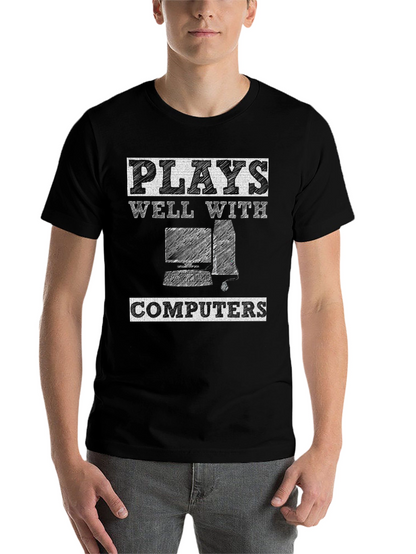 Plays Well With Computers Graphic Tee