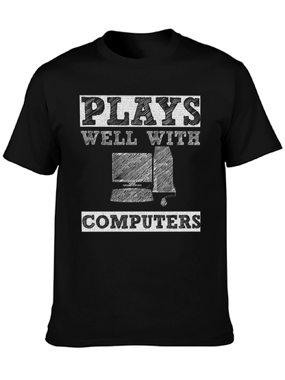Plays Well With Computers Graphic Tee