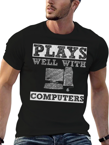 Plays Well With Computers Graphic Tee