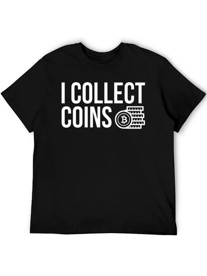 I Collect Coins Bitcoin T-Shirt - Crypto HODL Tee