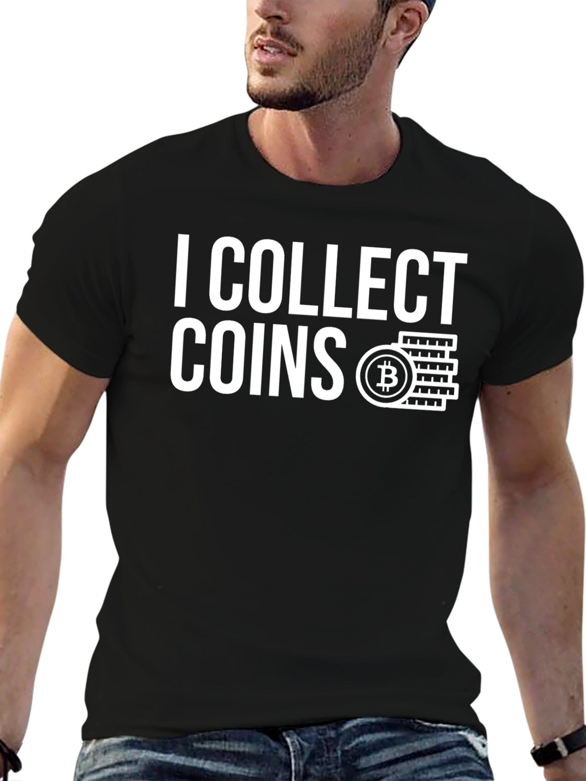 I Collect Coins Bitcoin T-Shirt - Crypto HODL Tee