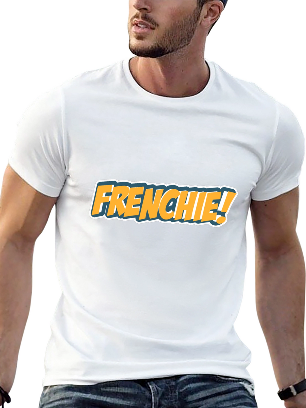 Frenchie! Graphic Print T-Shirt - Casual Menswear
