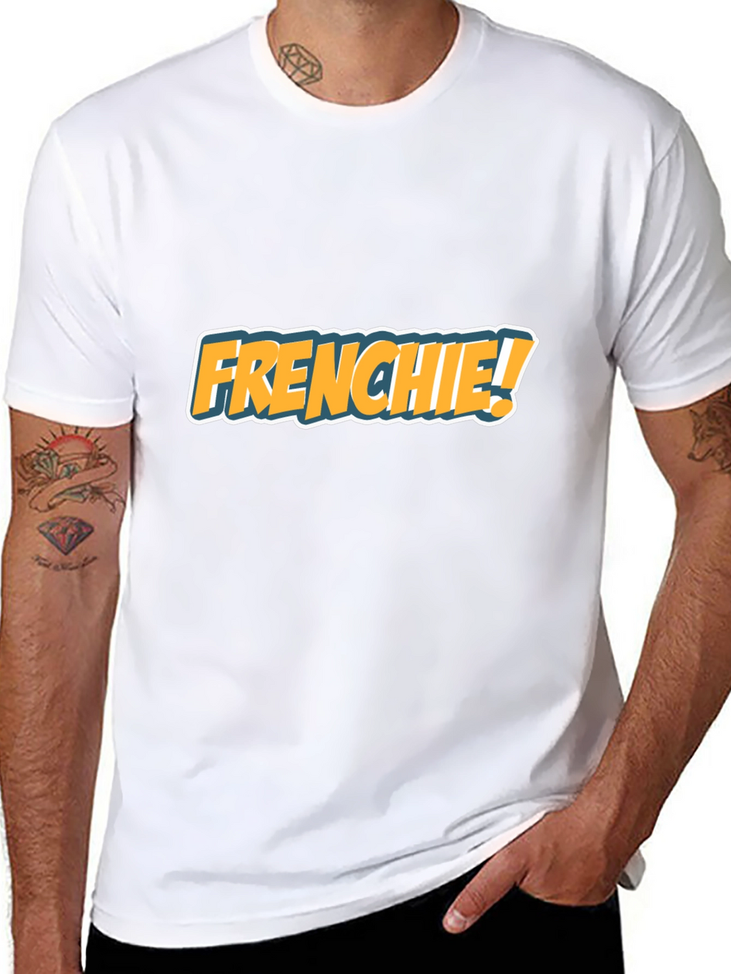 Frenchie! Graphic Print T-Shirt - Casual Menswear