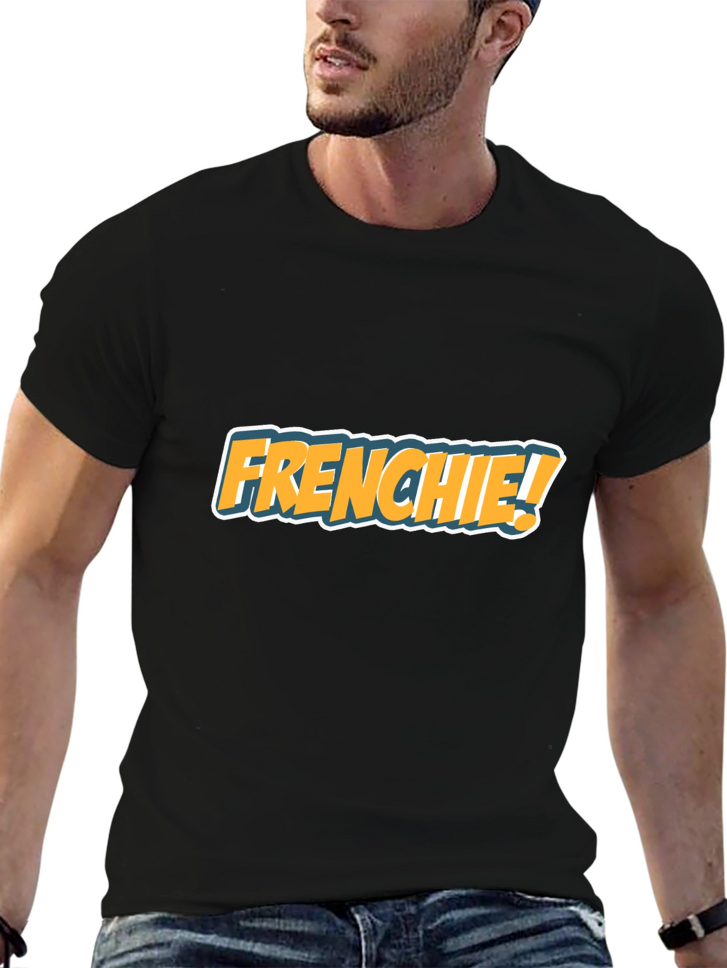 Frenchie! Graphic Print T-Shirt - Casual Menswear