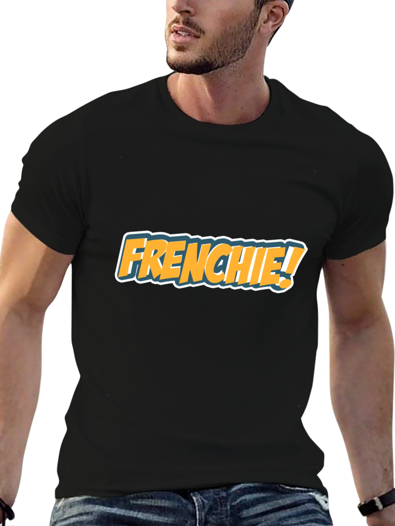 Frenchie! Graphic Print T-Shirt - Casual Menswear