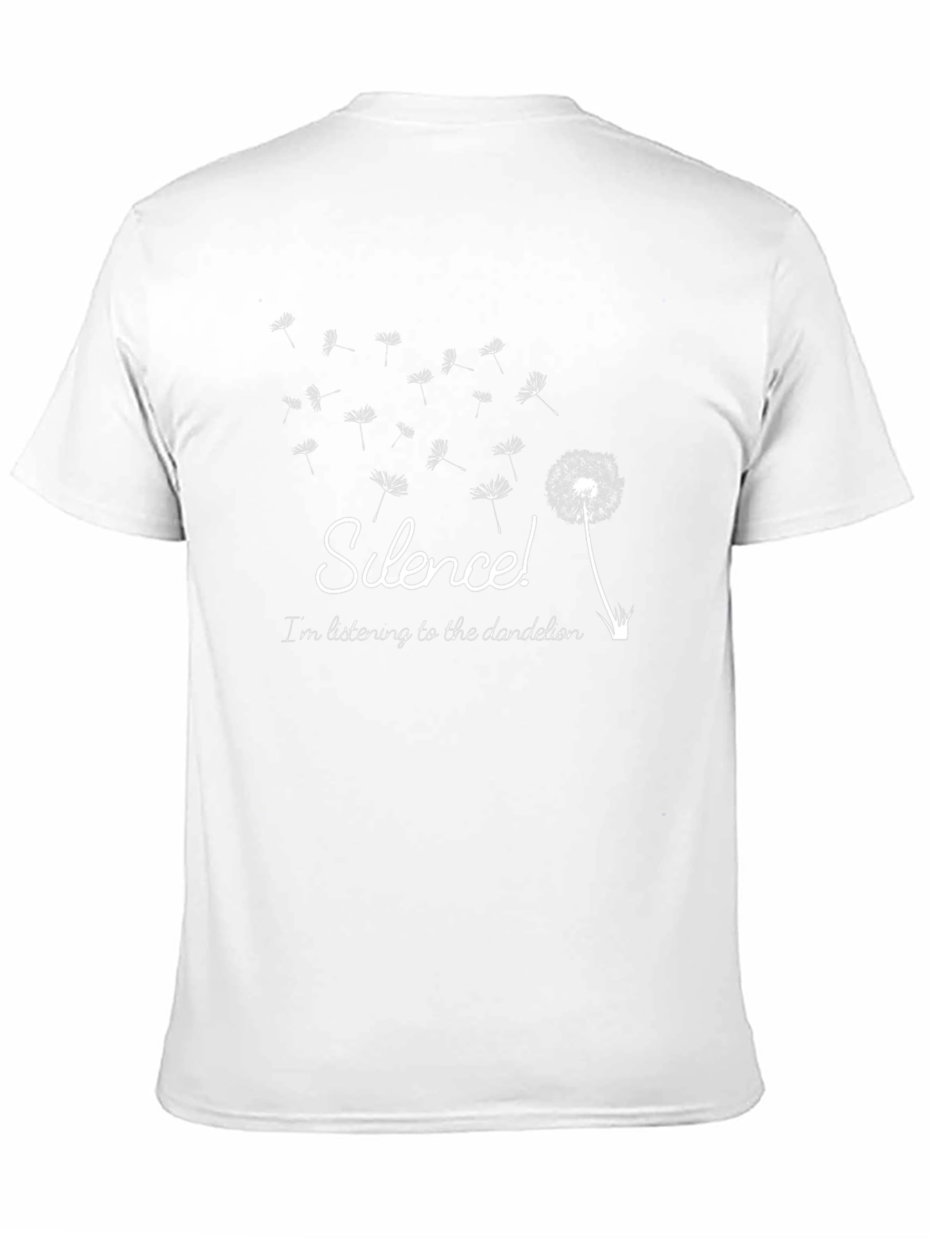 Silence! Dandelion T-Shirt - Nature Lover Tee
