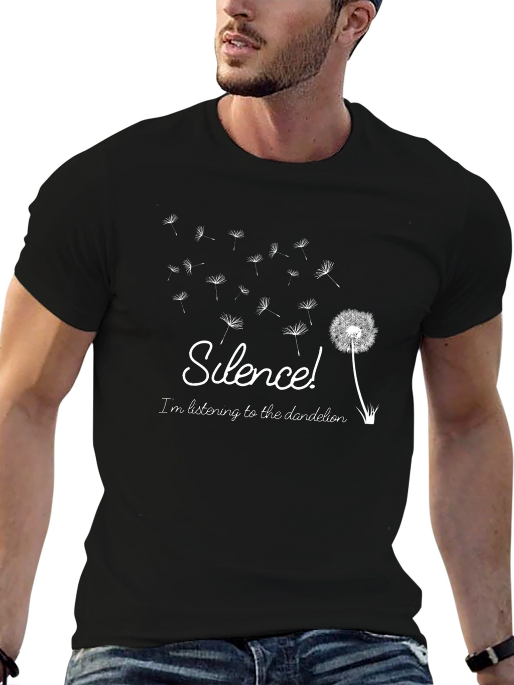 Silence! Dandelion T-Shirt - Nature Lover Tee