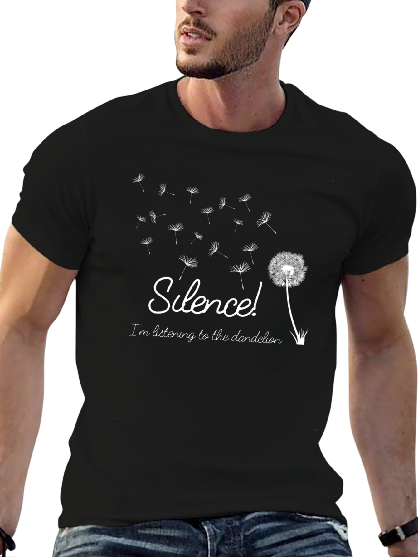 Silence! Dandelion T-Shirt - Nature Lover Tee