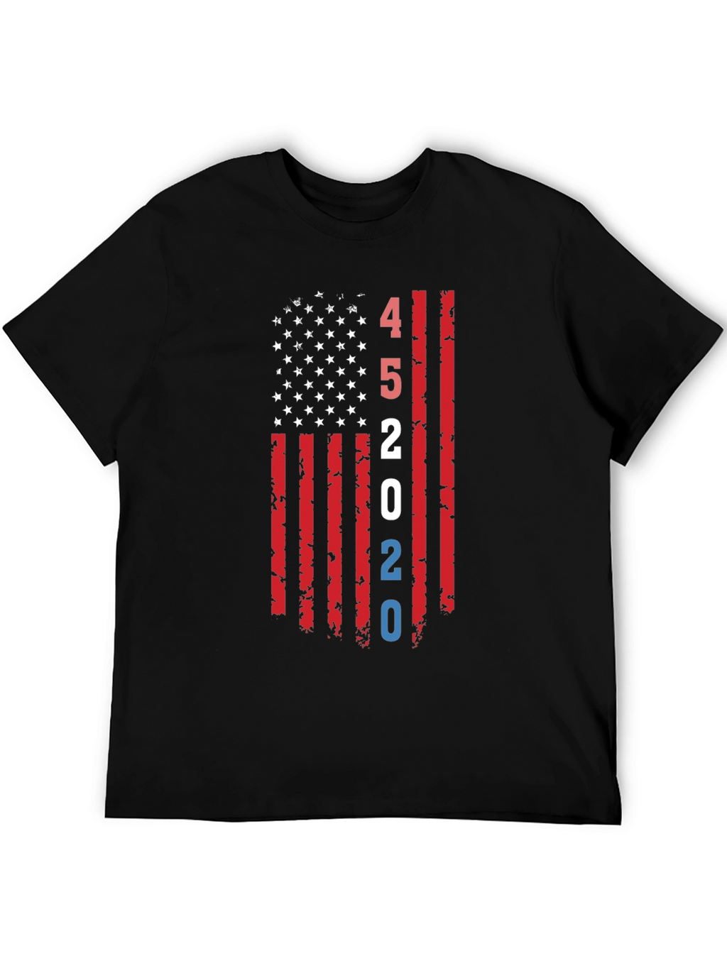 45 2020 American Flag Graphic T-Shirt